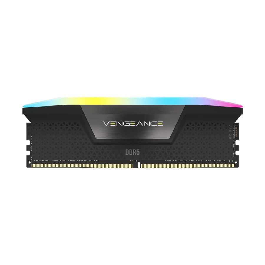 CORSAIR VENGEANCE 16GB DDR5 8000MHz RGB Black Heatsink Gaming Desktop Ram